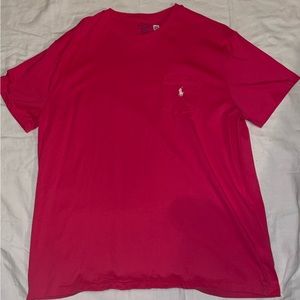 Red Polo Tee Shirt Classic Fit